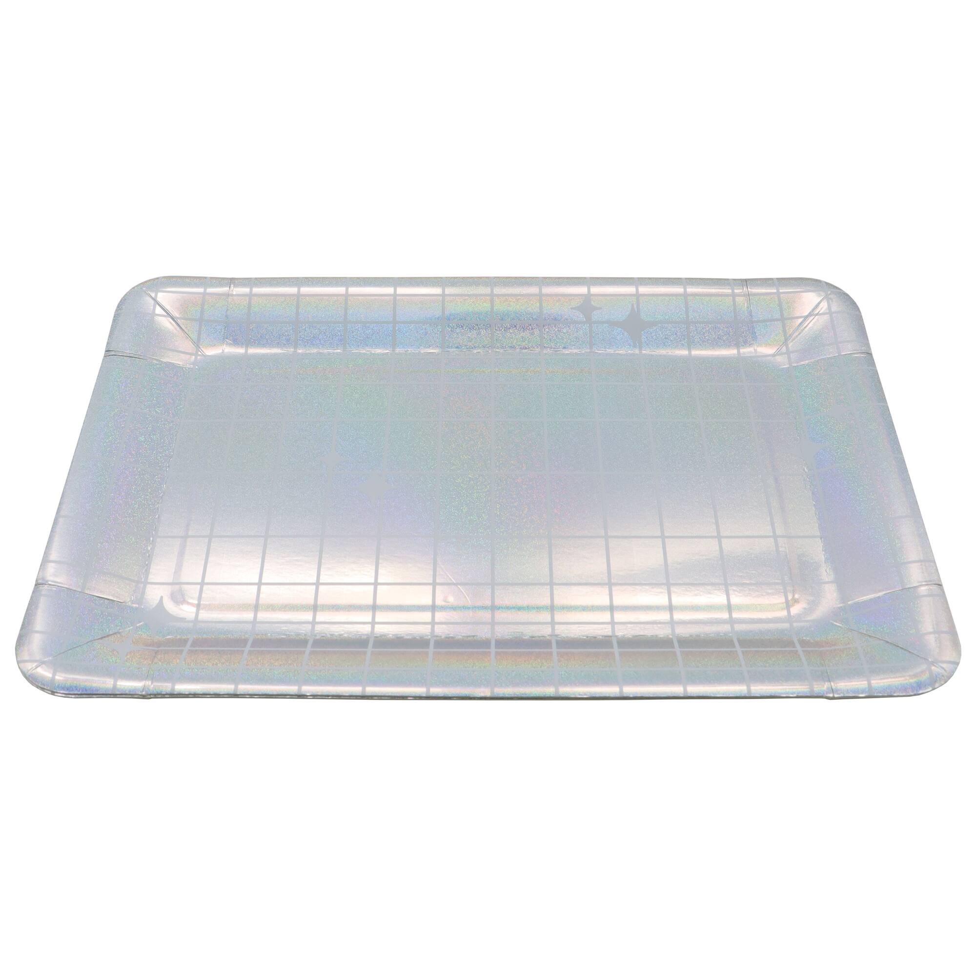 12 Packs: 2 ct. (24 total) 9" x 13" Disco Paper Serving Trays by Celebrate It™